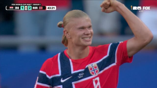 S2026:E52 - Erling Haaland scores his second goal in debut to take lead vs Iraq