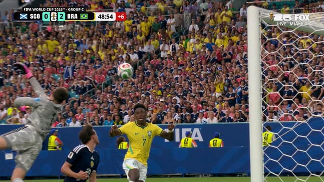 S2026:E151 - Vinícius Júnior scores his second goal in first half vs Scotland