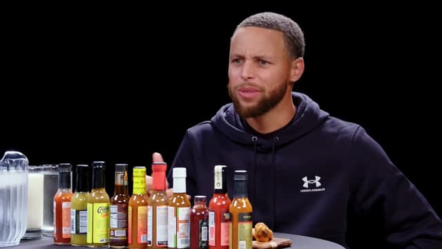 S21:E10 - Stephen Curry Is on Fire While Eating Spicy Wings