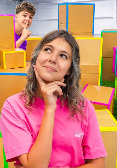S01:E01 - We Played Extreme Hide & Seek in Cardboard Boxes! poster