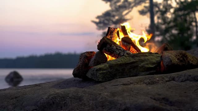 S03:E04 - Ambient Lakeside Fireplace