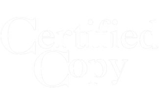 Certified Copy