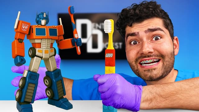 S01:E08 - LEGO Toothbrush and Food Challenges