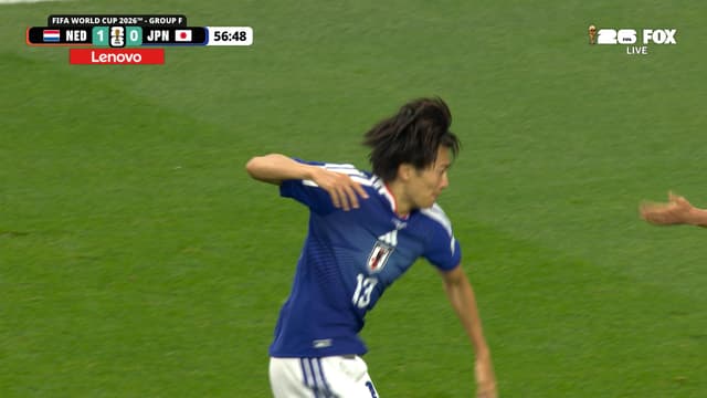 S2026:E28 - Japan's Keito Nakamura responds with equalizer against Netherlands