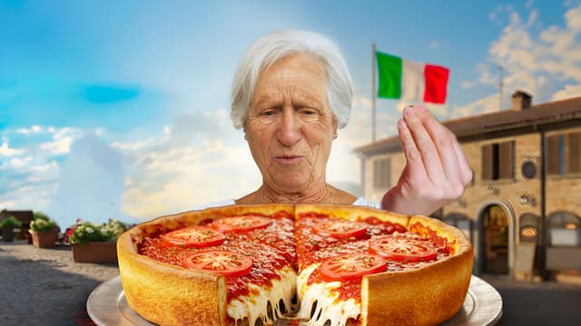 S01:E07 - 86 Yr Old Italian Grandma Tries American Pizza for the First Time