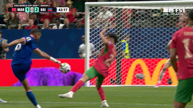 S2026:E150 - Haiti's Wilson Isidor scores powerful screamer top corner vs Morocco