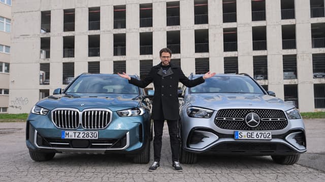 S01:E08 - Mercedes GLE 450d vs BMW X5 40d: Diesel SUV Battle