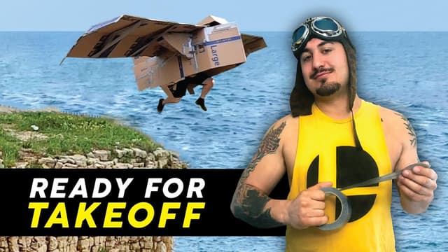 S01:E01 - Flying a Plane Made of Cardboard