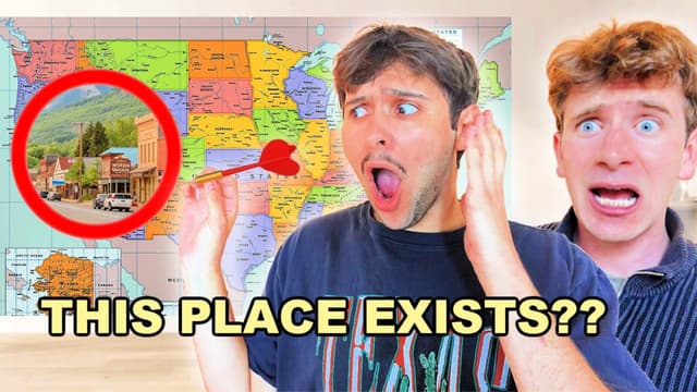 S01:E17 - THROWING A DART AT A MAP AND FLYING WHEREVER IT LANDS ft Stinky Asher
