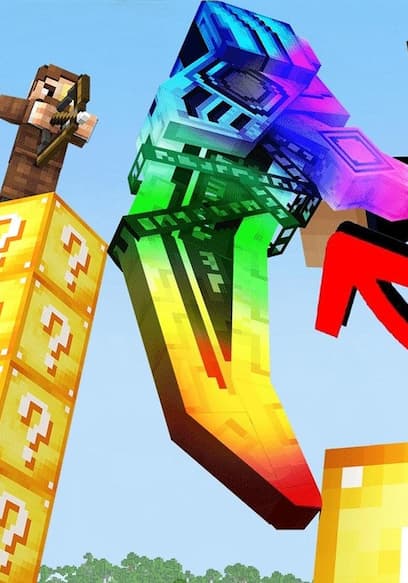 S08:E11 - Insane Lucky Block Pillars Minecraft poster