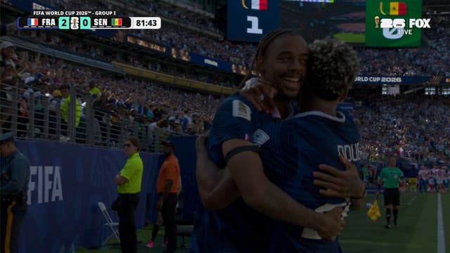 S2026:E47 - France’s Bradley Barcola scores goal, extending lead vs Senegal