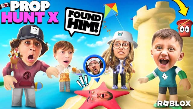 S20:E04 - Roblox SECRET Prop Hunt X Trick! Family Hide & Seek Part 2 (FGTeeV Gameplay)