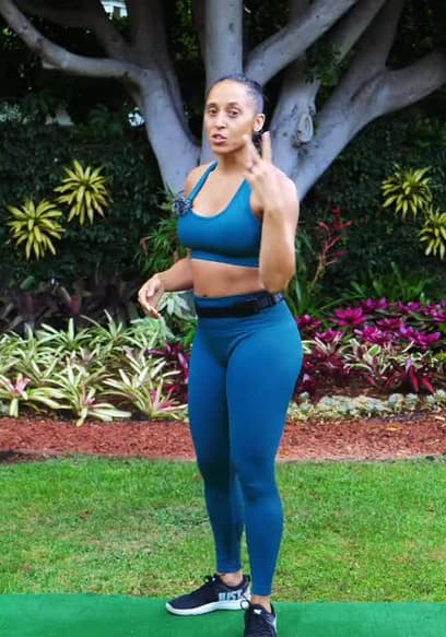 S01:E04 - 40 Min Bodyweight Strength Training With Core Work & Cardio Bursts poster
