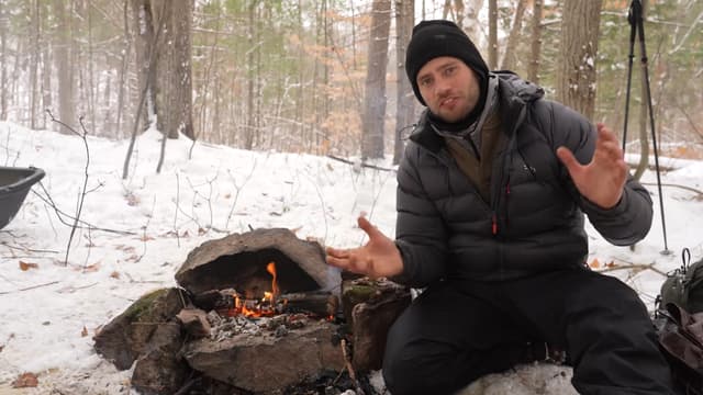 S01:E04 - 2 Nights Winter Camping in a Snowstorm