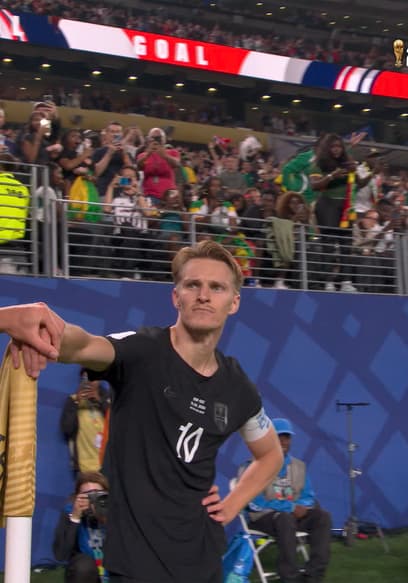 Erling Haaland Scores From Inside the Box in 47' to Extend Norway's Lead vs. Senegal poster