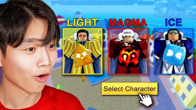 S01:É12 - S01:E12 - Blox Fruits, but One Piece Characters Decide My Powers