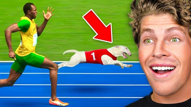 S04:E15 - World's Fastest Man vs. Fastest Dog!