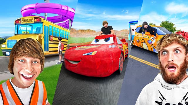 S02:E05 - Epic Vehicle Creations: Dream School Bus - Pixar Cars - Logan Paul's Custom Build