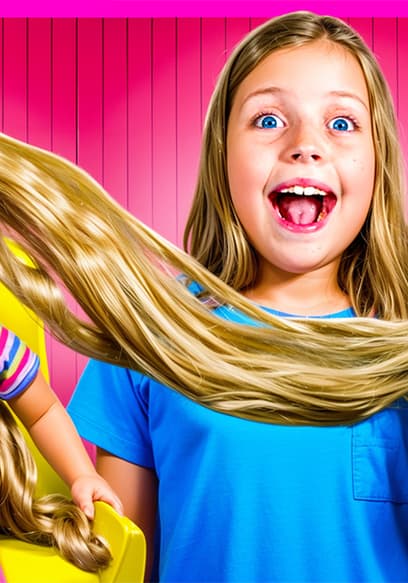 S01:E11 - My Doll Has the Longest Hair! Salon, Tea Party, and Shopping! Kin Tin Visits the American Girl Store! poster