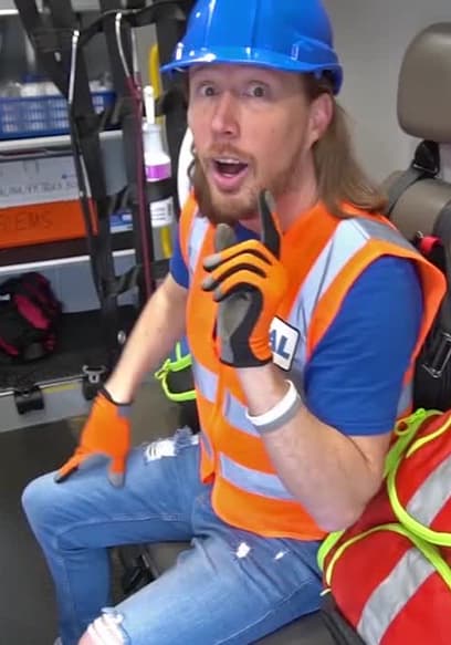S01:E07 - Handyman Hal Explores an Ambulance / Rescue Vehicles for Kids / Fun Videos for Kids poster