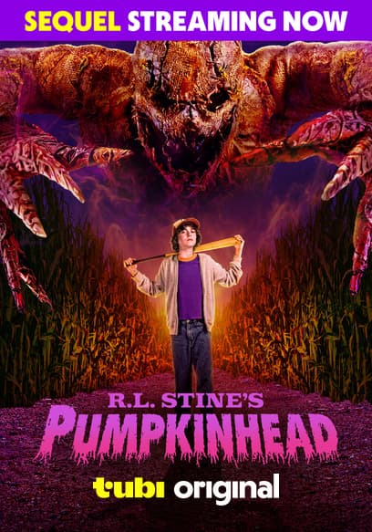 R.L. Stine's Pumpkinhead poster