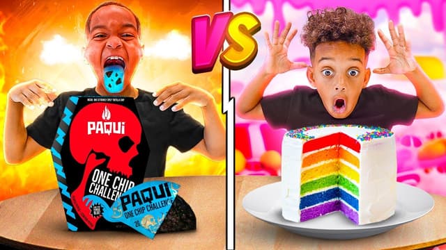 S04:E11 - Spicy vs Sweet Food Challenge