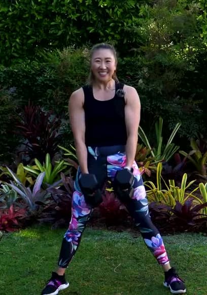 S01:E01 - 45 Min Advanced Full Body Workout With Weights poster