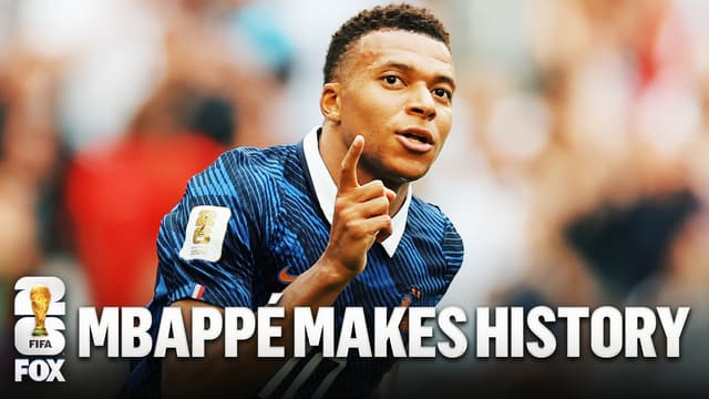 S2026:E309 - France's Kylian Mbappé scores brace vs England to pass Lionel Messi for most goals in FIFA World Cup™ history