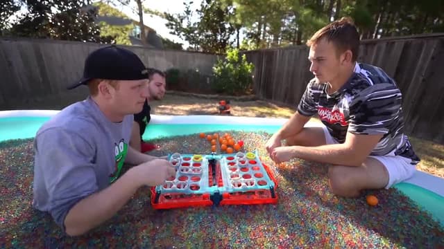 S07:E03 - Last to Leave Pool of Orbeez / Hiding Diamonds in Orbeez