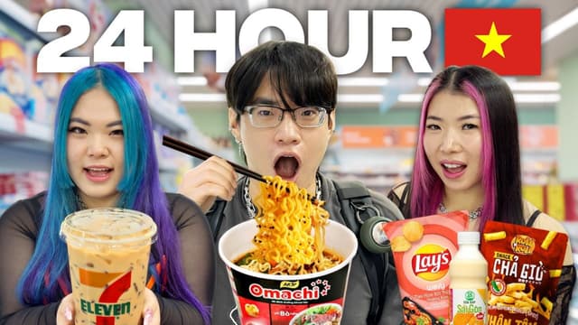 S01:E03 - We Ate Only Convenience Store Food in Vietnam for 24 Hours!