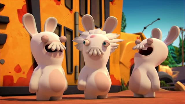 S02:E26 - La Ropa Íntima Súper Híper Blindada Del Profesor/Rabbid Loco Unos Rabbids Monstruosos/El Profesor Rabbid Loco Y El Bigote Del Genio