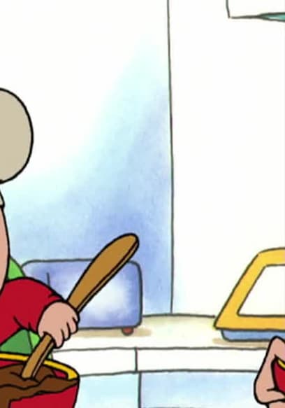 S01:E01 - Caillou Makes Cookies // Caillou's Not Afraid Anymore // Caillou Hates Vegetables // Caillou's All Alone // Caillou Tidies His Toys poster