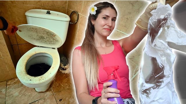 S01:E03 - REFORMA VILLA #3 ¡ESTO APESTA! Limpiando la casa para poder dormir El WC es mortal