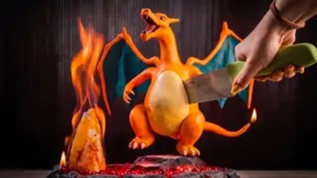 S01:E08 - I Made a Charizard Cake with Real Fire & Smoke!