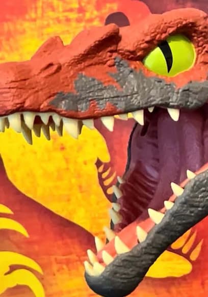 S01:E10 - El espinosaurio ataca a los dinosaurios aventura jurásica súper genial poster