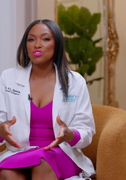 S01:E08 - Treat It, Beat It & Move On: Dr. April Spencer on Thriving After Breast Cancer poster