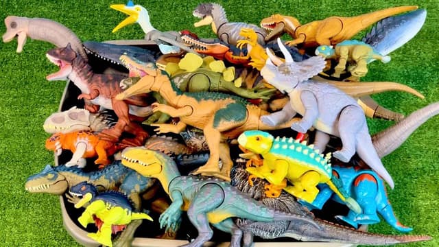 S01:E03 - Mega caja de dinosaurios dinosaurios nuevos Baryonyx Bumpy triceratops carnotauro & más