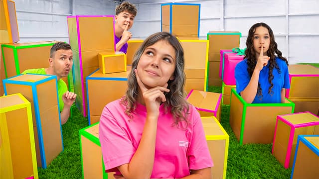 S01:E01 - We Played Extreme Hide & Seek in Cardboard Boxes!