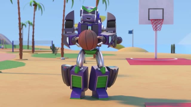 S01:E11 - Auto súper robot detiene el robo de juguete!