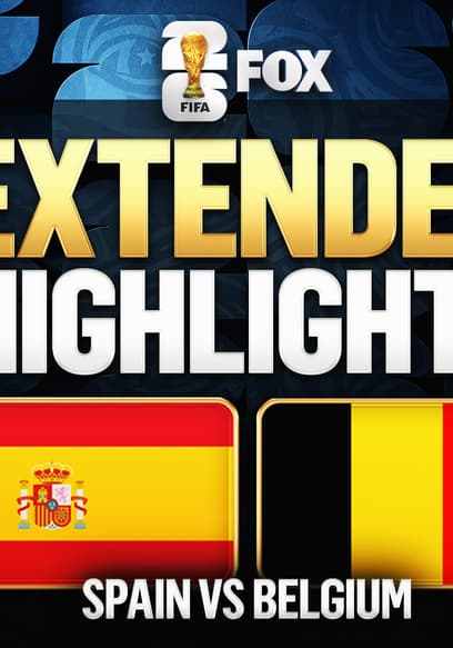 Spain vs. Belgium poster