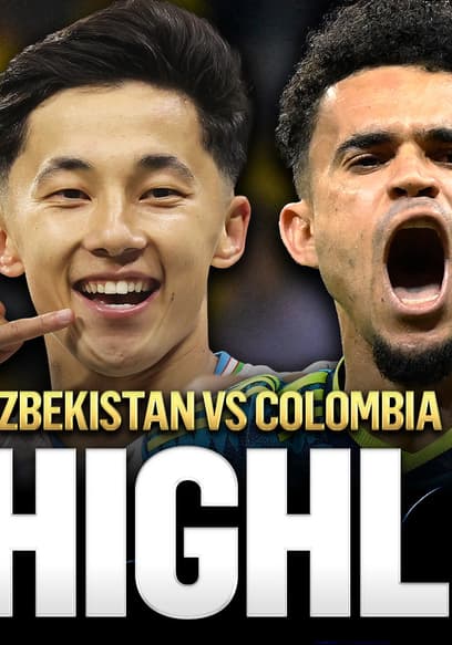 Uzbekistan vs. Colombia poster
