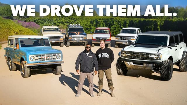 S01:E09 - We Drove EVERY Ford Bronco