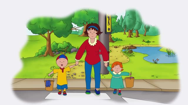 S05:E09 - Caillou's Cross-Hop // Glitter Glitch // the Untidy Classroom