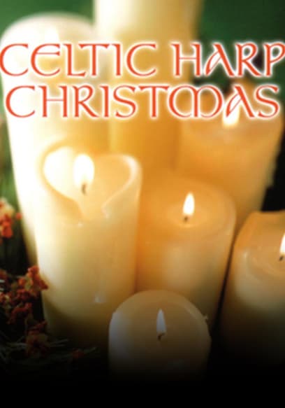 Celtic Harp Christmas poster