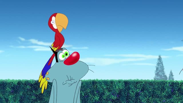 S04:E12 - Teletransportación / El perico amigo / Oggy y la sirena