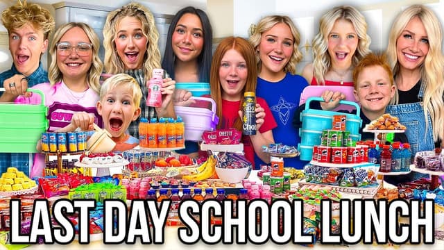 S03:E04 - Last Day of School Lunch with 9 Kids