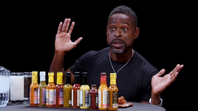 S22:E11 - Sterling K. Brown Performs Shakespeare While Eating Spicy Wings