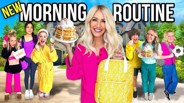 S02:E07 - New School Morning Routine with 10 Kids