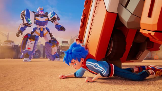 S01:E01 - Mystery of the Police Car Robot! / The Dancing Dump Truck