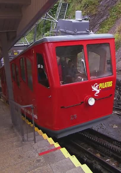 S01:E04 - The Pilatus-Bahn: Steepest Cog Railway in the World poster